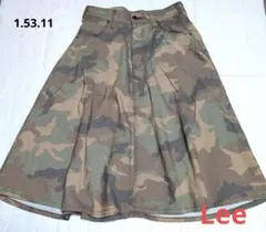 【Lee】Sサイズ　迷彩柄　スカートのサムネイル