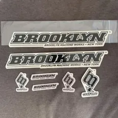 BROOKLYN MACHINE WORKS   デカールセット　USA製 BROOKLYN MACHINE WORKS x KOSUKE KAWAMURA - STICKER SET - W-BASE