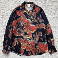 Paul Smith 長袖シャツ 水墨画 総柄 M