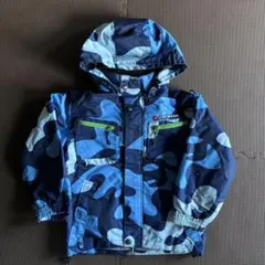 AIRWALK 青迷彩 スキー、スノーボードジャケット 雪遊び　ソリ遊び　130