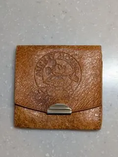 ミッキーマウス　コインケース　小銭入れ　ディズニー　レトロ　レザー　S