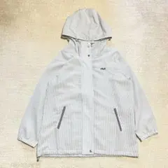 FILA ジャンパー　長袖　LL ストライプ　カジュアル　フーディ　秋冬