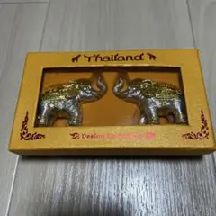 タイの象の置物セット