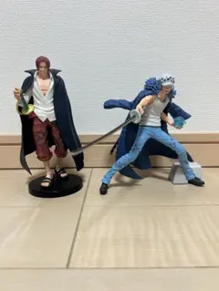 ワンピース シャンクス トラファルガー・ロー フィギュアセット箱無し