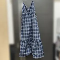 GU ワンピース ギンガムチェック