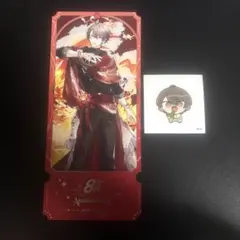 加賀美ハヤト　にじさんじ　特典　チケット　ステッカー　8th with cake