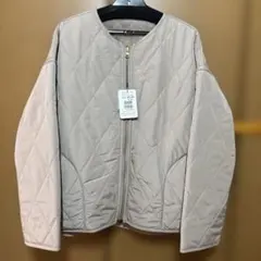 新品 MEDOC キルティング フェイクファーリバーシブルジャケット