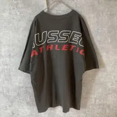 90s Russell Athletic Tシャツ バックプリント　ポケット　L