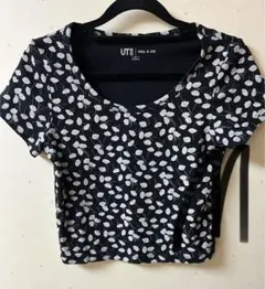 美品 UNIQLO ポール&ジョー クロップド UT グラフィックTシャツ 半袖