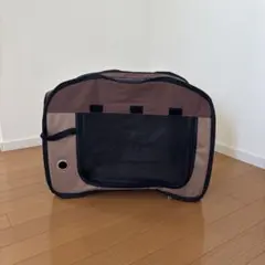 【アイリスオーヤマ】折りたたみソフトケージ　Ｓ　ブラウンのサムネイル