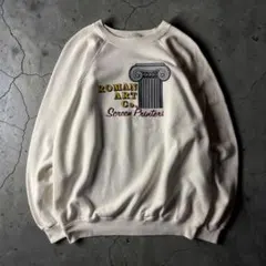 80s USA製Hanes ヴィンテージ　ラグランスウェットトレーナー