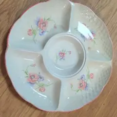 花柄 仕切り皿 オードブルプレートのサムネイル