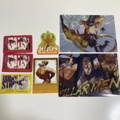 ジョジョ　ダイソー　クリアファイル　クリアステッカー　クリアカード