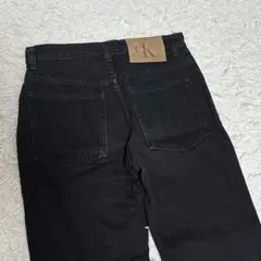 Calvin Klein ブラックデニムパンツ 美品 美シルエット