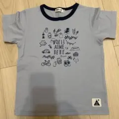 NOeil aime BeBe 半袖Tシャツ ライトブルーのサムネイル