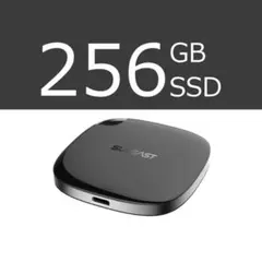 開封済み未使用 256GB ポータブルSSD 外付け USB SUNEAST