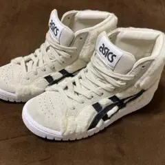 希少アシックスタイガー　スエード・ボアスニーカー　23.5㎝