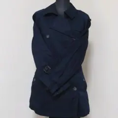 【サマンサモスモス】SM2 ライナー付きトレンチコート　ネイビー　美品