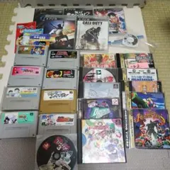 レトロゲームソフト　まとめ売り スーパーファミコン　セガサターン　プレステ