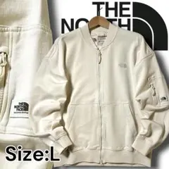 新品 ノースフェイス UNDYED BOMBER ZIP UP ジャケット L