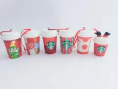 日本未発売　4個セット　スターバックス ショッパー　オーナメント　陶器 日本未発売 4個セット スターバックス ショッパー オーナメント 陶器