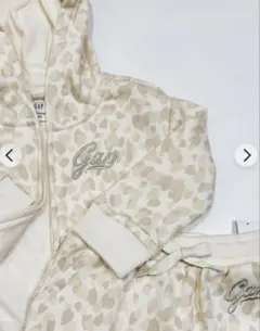 GAP ヒョウ柄 レオパード柄パーカーとスカートセットアップ4years