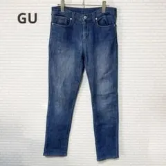 【美品】GU ジーユー スキニーデニム ライトブルー 古着 人気 カジュアル
