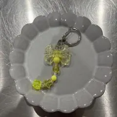 ②ビーズキーホルダー