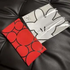 Zoff ミッキーメガネケース　赤