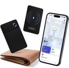 防止タグ エアタグ カード【米国製チップ/GPS高精度位置追跡/最大10年使用】