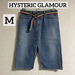 ヒステリックグラマー デニムスカート ベルト付き サイズM