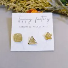 678.ハンドメイド ピアス まとめ売り サージカルステンレス 樹脂ピアス