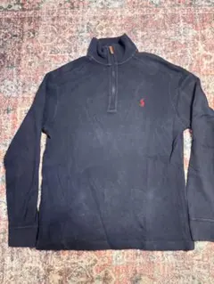 【Polo by Ralph Lauren】ハーフジップ カットソー ネイビーのサムネイル