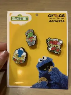 【新品・未使用】クロックアクセサリー　セサミストリート 3個セット
