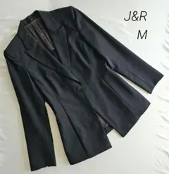 J&R ブラック ストライプ テーラードジャケットジェイアンドアールのサムネイル