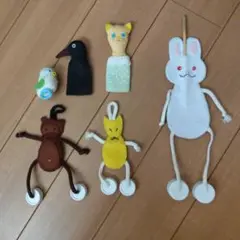 手作り動物キャラクター6体セット