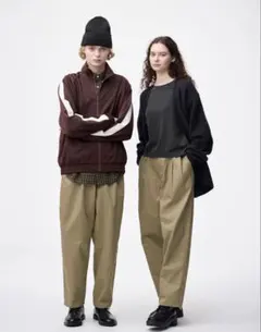 新品未使用　GU チノキャロットパンツ　XS ベージュ