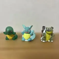 ゼニガメ カメール カメックス ポケモンキッズ 3個セット クリア
