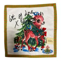 【ヴィヴィアンウエストウッド】タオルハンカチ　Xmas限定