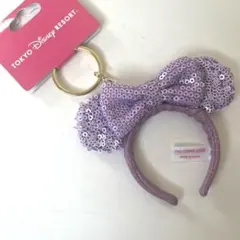 東京ディズニーリゾート ミニーマウス カチューシャ型　キーホルダー