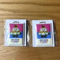ミニオン　サマー　リフレクター　キーホルダー　2個