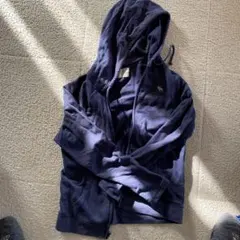 Abercrombie & Fitch ネイビー パーカー M(米国購入品)