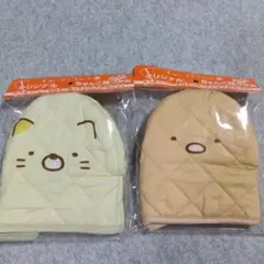 すみっコぐらし ✕ ボス　オリジナルちゃんこ鍋つかみ　ねこ　とんかつ