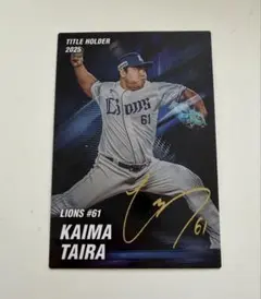 プロ野球チップス2026 第1弾 埼玉西武ライオンズ 平良海馬
