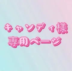 キャンディ様　専用ページ