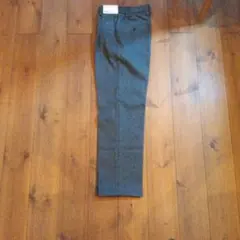 タックワイドパンツ ヘリンボーン ユニクロ　竹長め