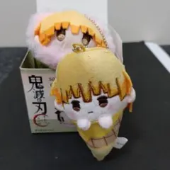 鬼滅の刃　桜餅マスコット　アイスたぴぬい 我妻善逸