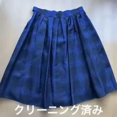 NATURAL BEAUTY フレアスカート チェック柄　日本製