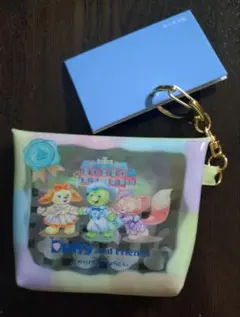ダッフィーフレンズ クリアポーチキーチェーン