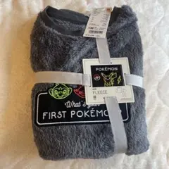 新品未使用タグ付 ポケモン フリースパジャマ　ユニクロ　130 グレー